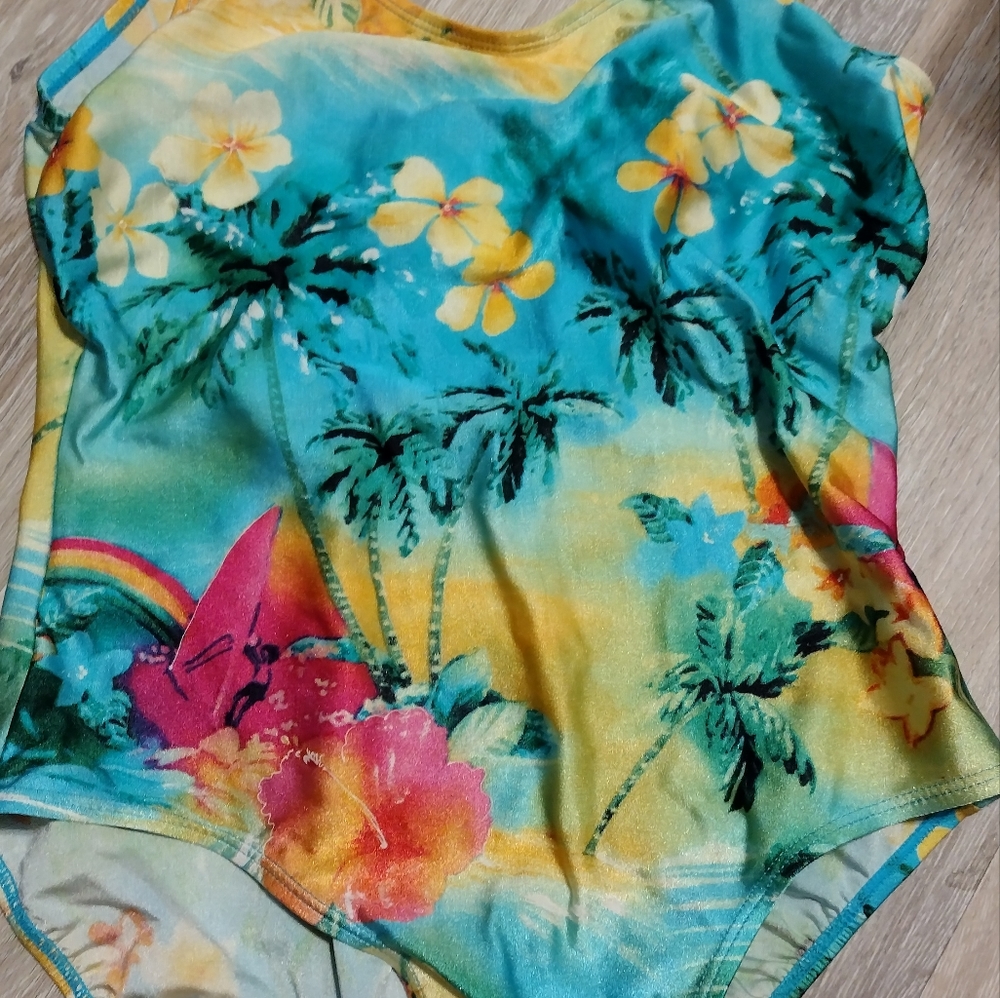 Islander women's size 10 bathing suit one piece
